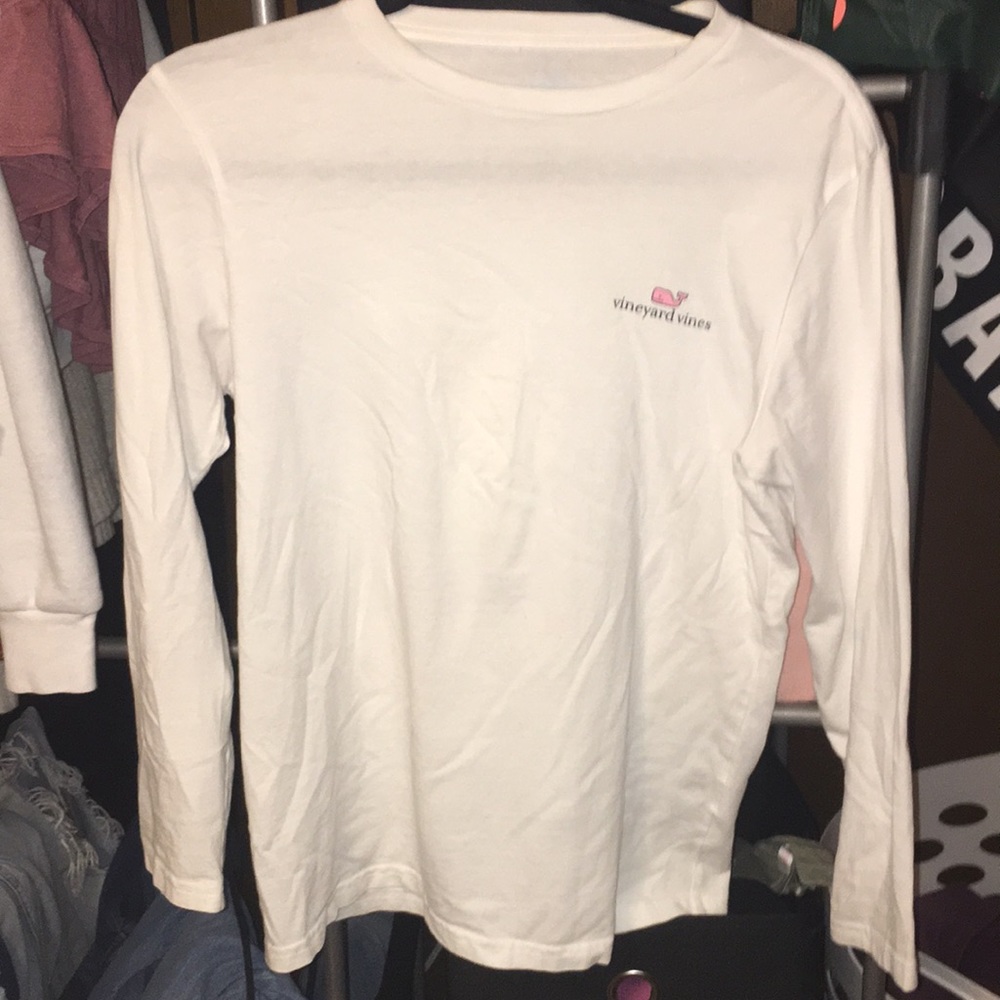 Vineyard vine white long sleeve